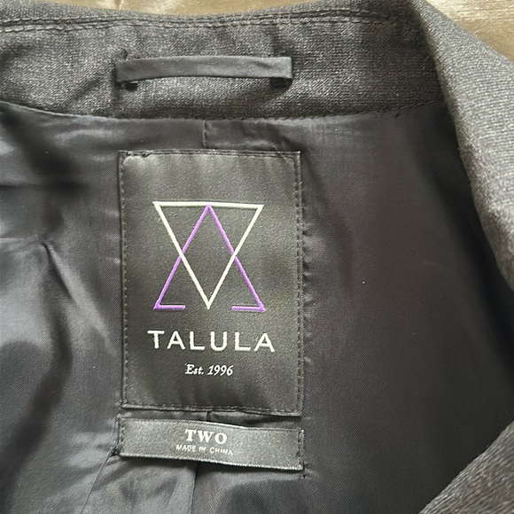 Aritzia Talula Charcoal Classic Blazer (Size 2) - Picture 4 of 4